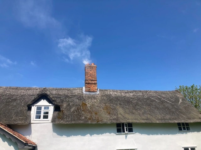 Smoke Test on Thatch Roof